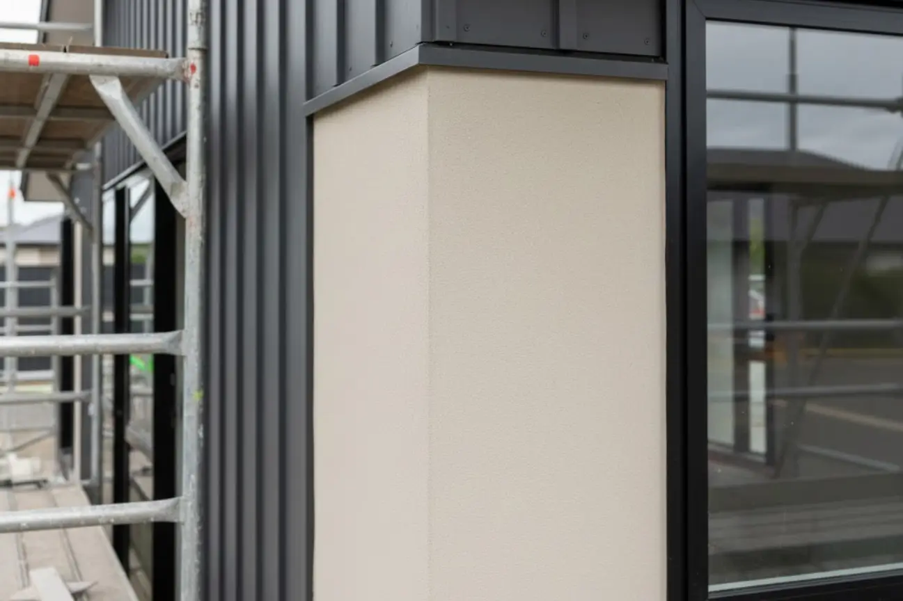 Cladding Levin exterior cladding detail completed in collaboration with builders architects and engineers