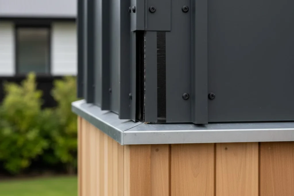 Moisture protection recladding detail completed by Cladding Lower Hutt on a modern exterior