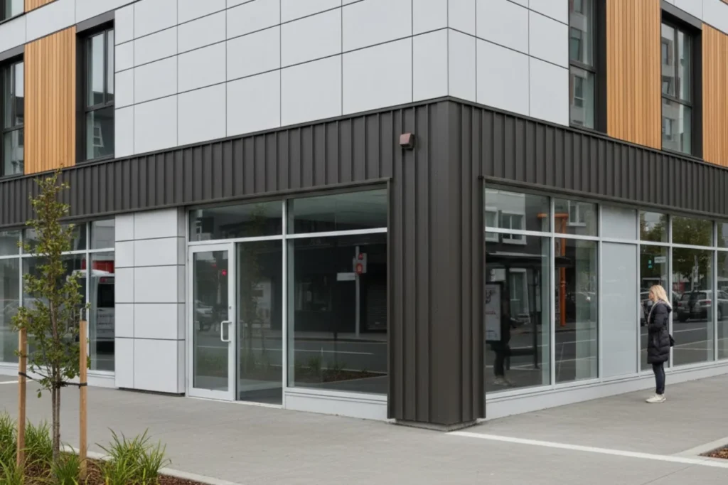 Residential and commercial exterior cladding installed by Cladding Lower Hutt on a modern building