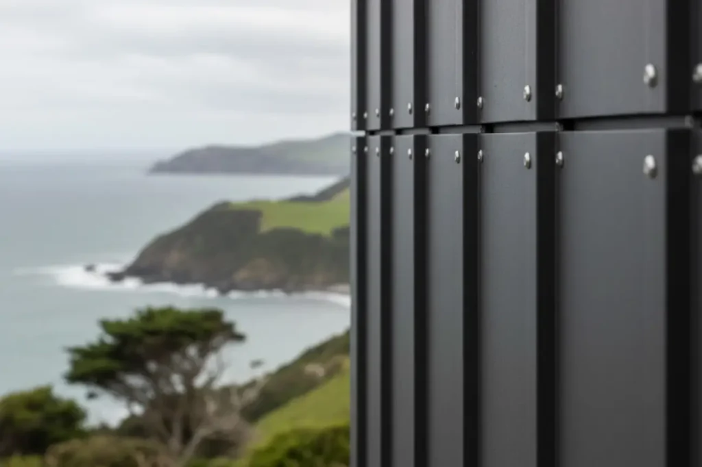 Durable metal cladding designed for coastal exposure and installed by Cladding Porirua specialists.