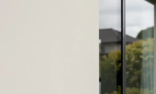 Smooth plaster cladding finish on a contemporary home installed by Cladding Porirua professionals.